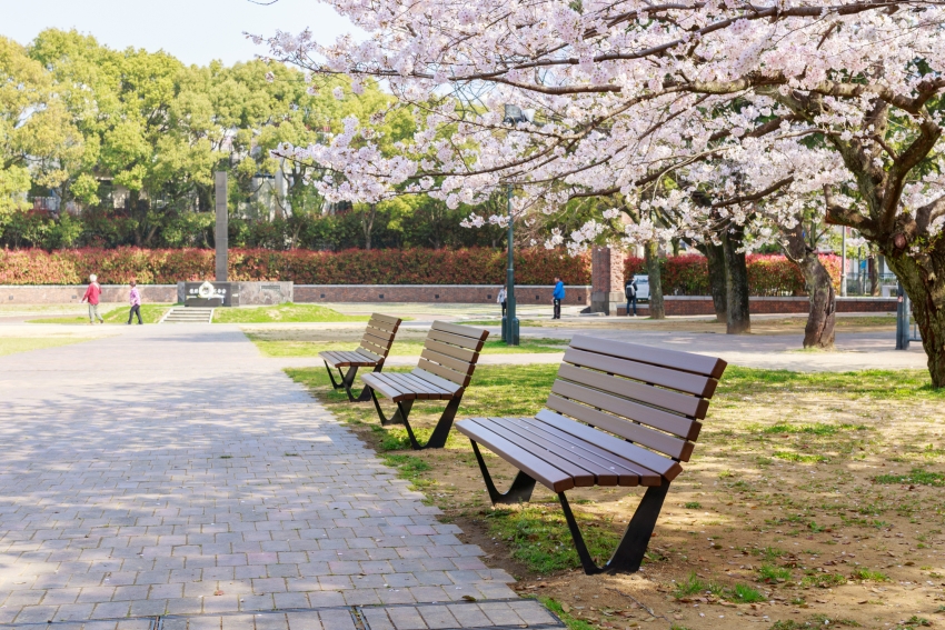 平和公園 柵･手摺･ベンチ