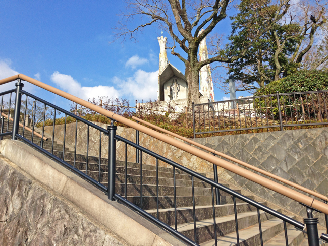 西坂の丘 階段手摺･防護柵